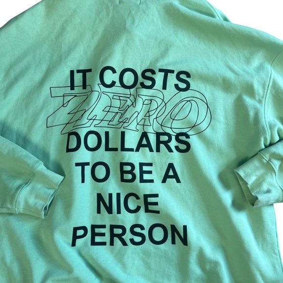 The Mayfair Group It Costs Zero Dollars Barcode Graphic Hoodie - Picture 6 of 9